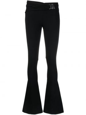 Hose ausgestellt Versace Jeans Couture schwarz