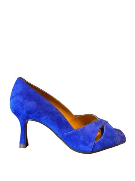 Sandale mit hohem absatz Billi Bi blau