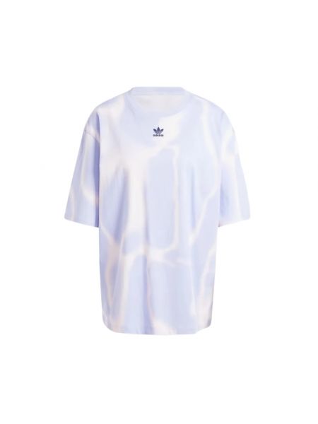 T-shirt mit print Adidas Originals lila