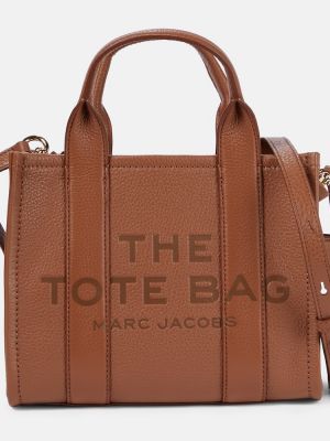 Bőr bőr bevásárlótáska Marc Jacobs barna