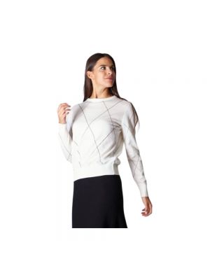 Sudadera de tela jersey Liviana Conti blanco