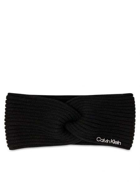 Черные перчатки Calvin Klein