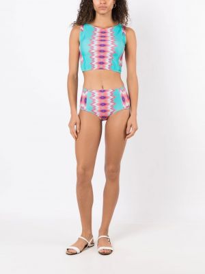 Bikini à imprimé à motif géométrique Brigitte