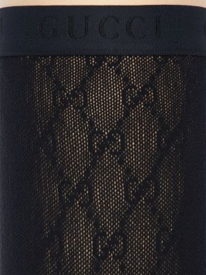 Ciorapi din jacard Gucci negru