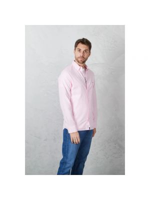 Camicia a maniche lunghe Tommy Hilfiger rosa