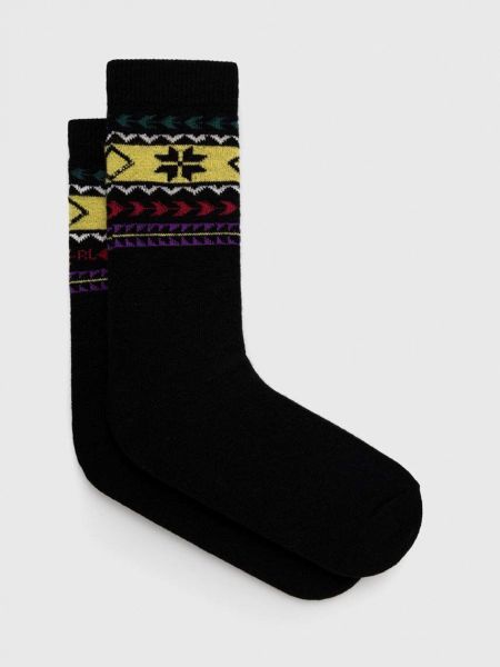 Polo Ralph Lauren zokni gyapjúkeverékből fekete