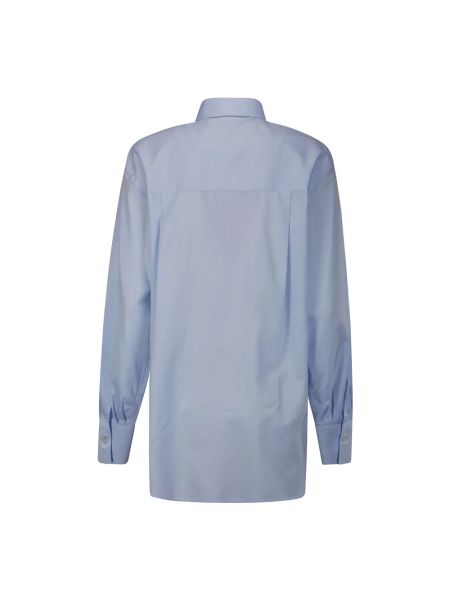 Koszula z kaszmiru Wild Cashmere niebieska
