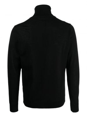 Sweter wełniany z wełny merino Cenere Gb czarny