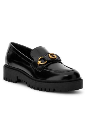 Pantofi loafer Guess negru