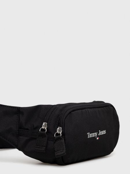 Джинсова поясна сумка з поясом Tommy Jeans, чорна