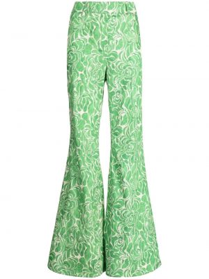 Pantaloni cu model floral cu imagine Nackiyé