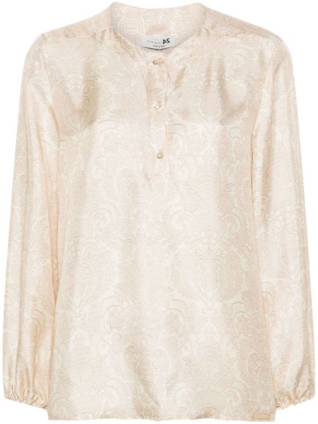 Копринена блуза с принт Manzoni 24