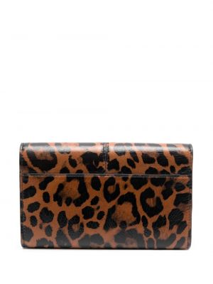 Leopardí kožená peněženka s potiskem Zadig&voltaire