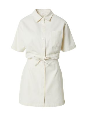 Памучна рокля тип риза Leger By Lena Gercke бяло