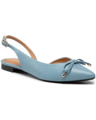 Sandále Eva Longoria modrá