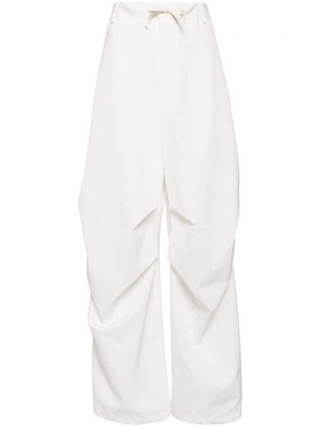 Pantalon large Mm6 Maison Margiela blanc