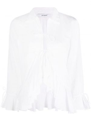 Блуза с волани Gimaguas бяло