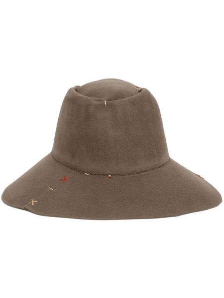 Pălărie de găleată Nick Fouquet maro