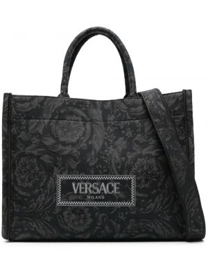 Шопинг чанта Versace черно