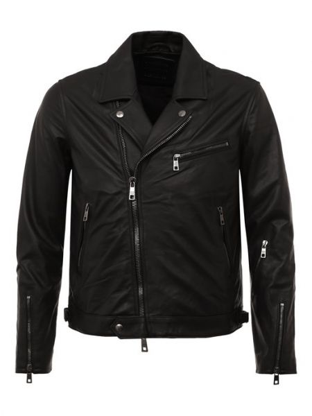 Кожаная куртка Giorgio Brato черная