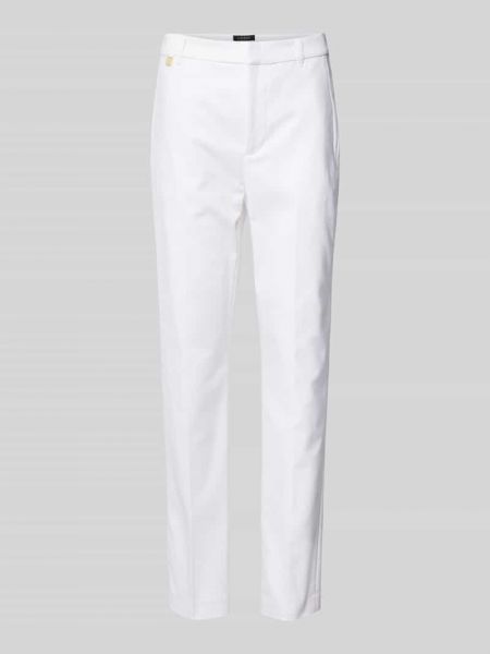 Spodnie slim fit skinny fit Ralph Lauren białe