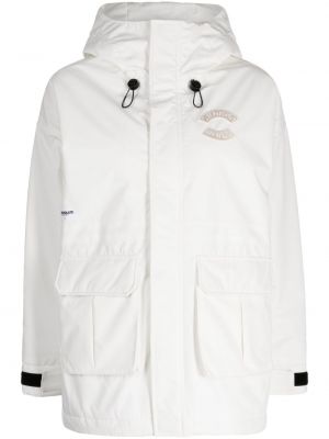 Pernata jakna s kapuljačom Chocoolate bijela