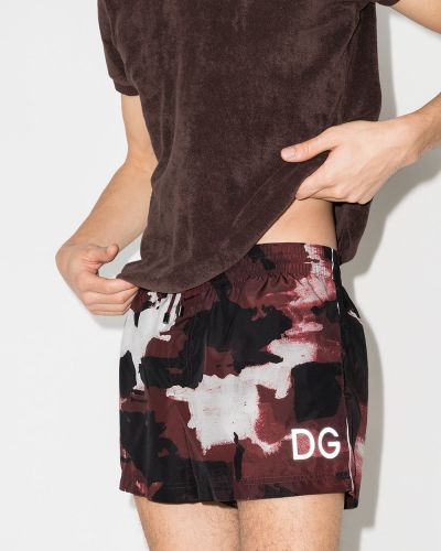 Shorts à imprimé à imprimé camouflage Dolce & Gabbana