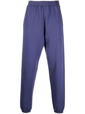 Pantalon de joggings à imprimé Aries bleu