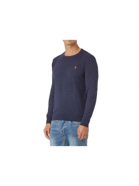 Sweatshirt mit rundhalsausschnitt U.s. Polo Assn. blau