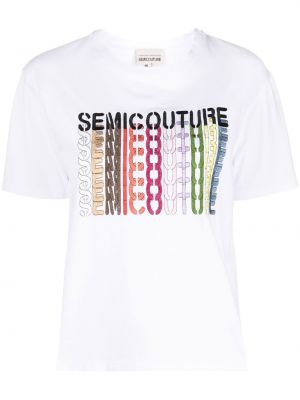 T-shirt Semicouture vit