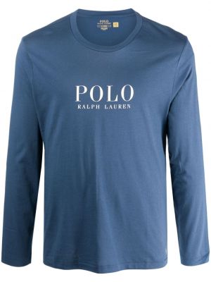 Megztas medvilninis polo marškinėliai v formos iškirpte Polo Ralph Lauren