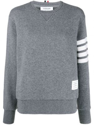 Gestreifter sweatshirt Thom Browne grau