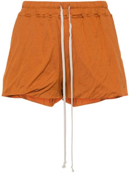 Kratke hlače od jersey Rick Owens narančasta