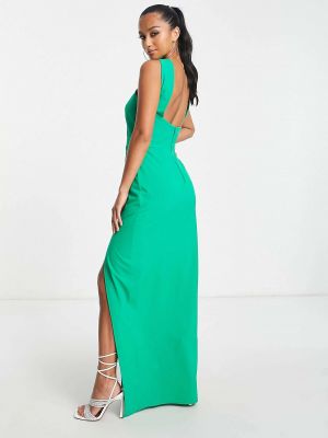 Длинное платье Vesper зеленое