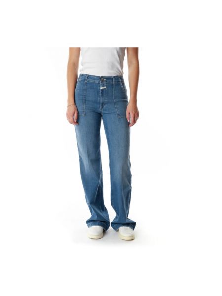 High waist stretch-jeans Closed blau