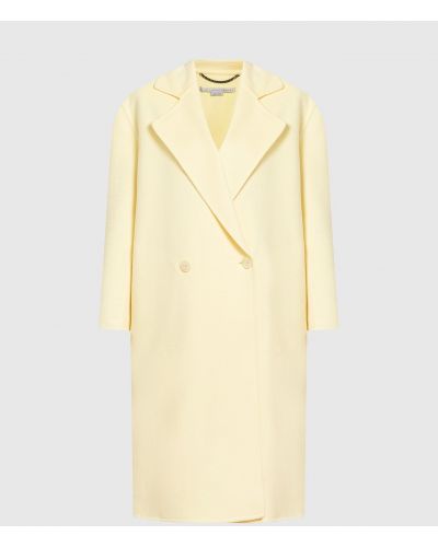 Вовняне пальто Stella Mccartney, жовте