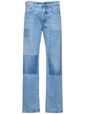 Bavlnené džínsy s rovným strihom Made In Tomboy modrá