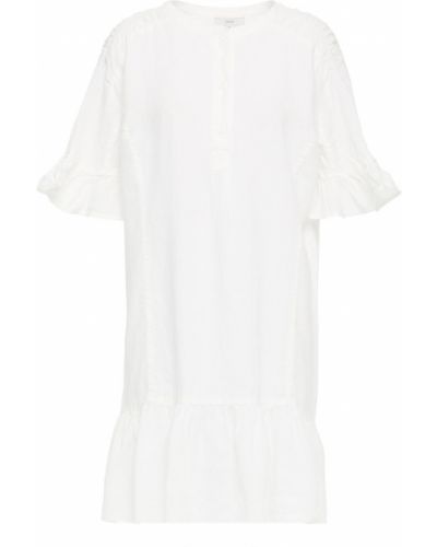Bílé plátěné mini šaty Joie