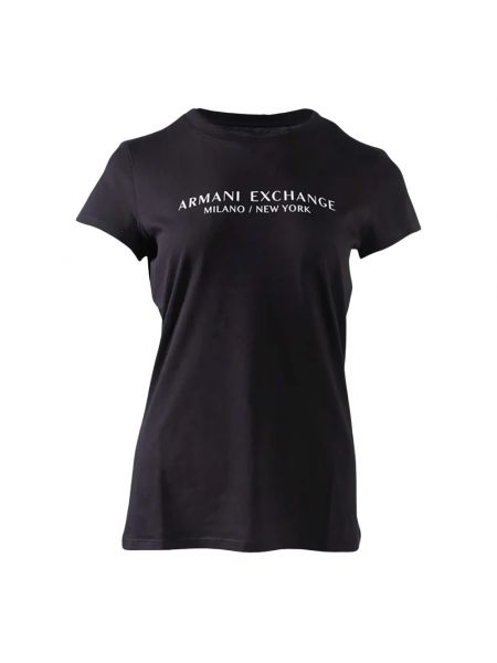T-shirt Armani Exchange schwarz