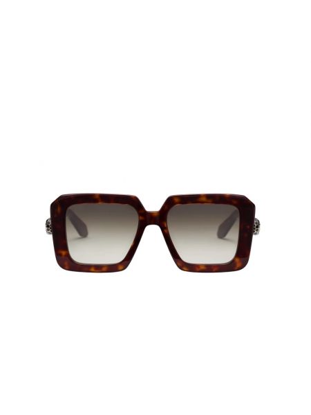 Okulary przeciwsłoneczne gradientowe Bvlgari brązowe
