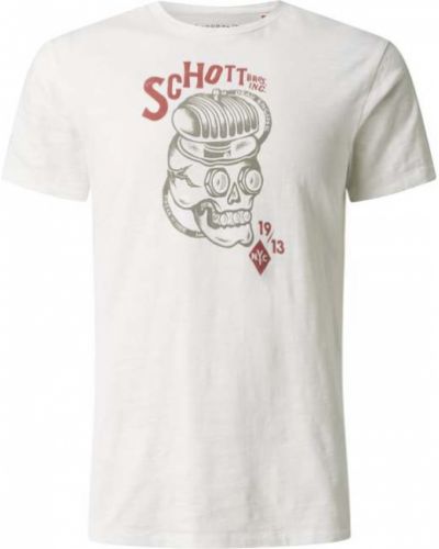 T-shirt z printem Schott Nyc