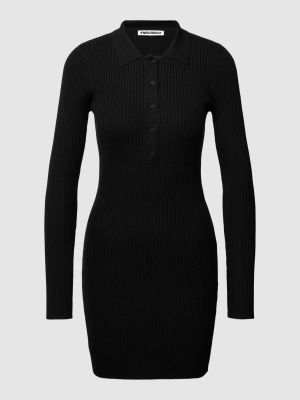 Sukienka mini z wiskozy Review czarna