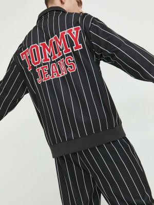 Geacă de blugi Tommy Jeans negru