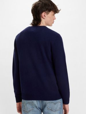 Шерстяной пуловер Levi's® синий