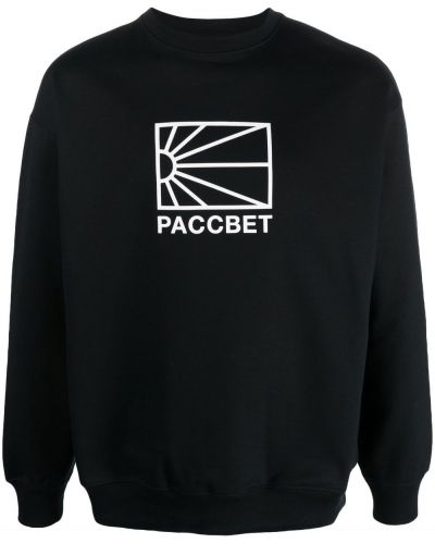 Памучен суитчър с принт Paccbet