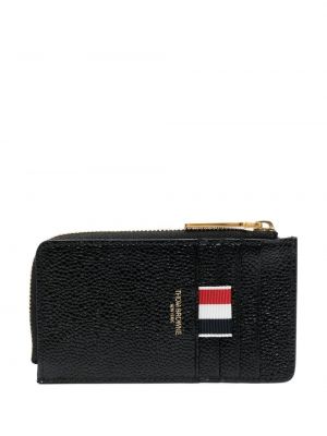 Δερμάτινος πορτοφόλι με φερμουάρ Thom Browne