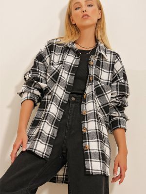 Koszula bawełniana oversize Trend Alaçatı Stili