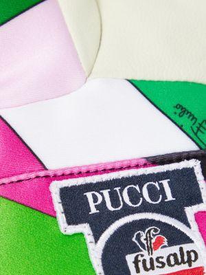 Rękawiczki z nadrukiem Pucci