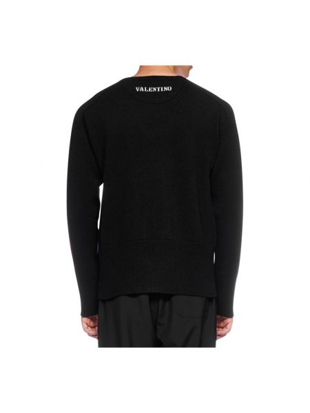 Jersey de cachemir de tela jersey con estampado de cachemira Valentino negro