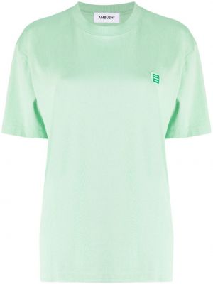 Kokvilnas t-krekls Ambush zaļš